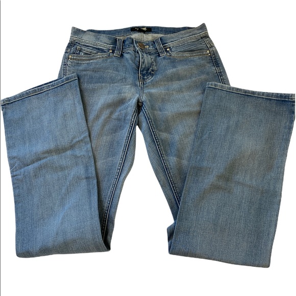 WHBM NOIR BOOT LEG JEANS 2R - Picture 4 of 11